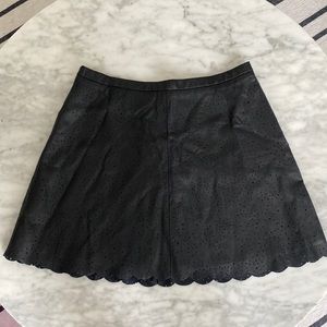 BCBG MaxAzria Faux Leather Skirt - S